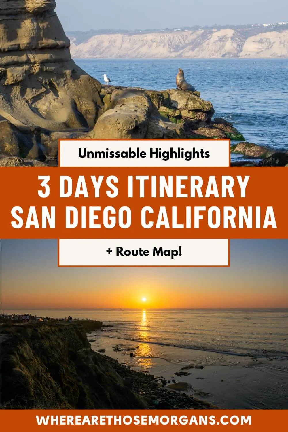 san diego trip map